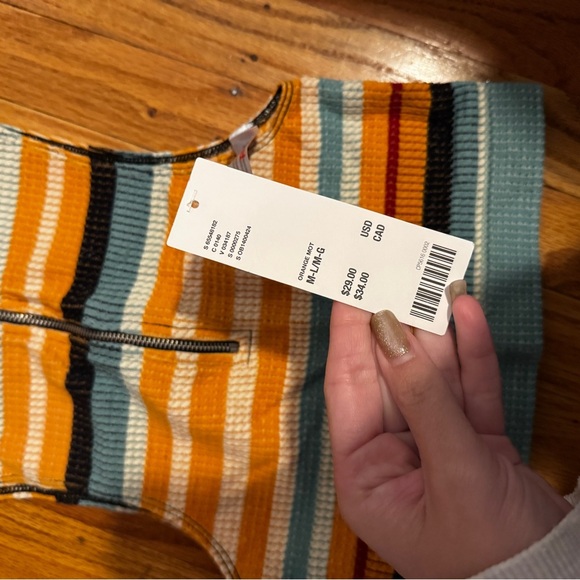 Urban Outfitters Colorful Striped Tank Top - Picture 2 of 4